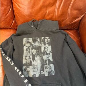 Taylor Swift Era's Tour Black Graphic Pullover Hoodie - Unisex